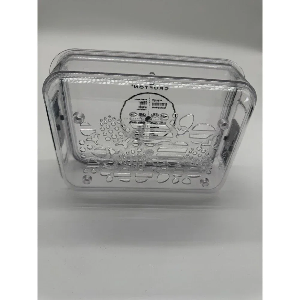 Crofton adjustable refrigerator vegetable storage container - Clear with lid